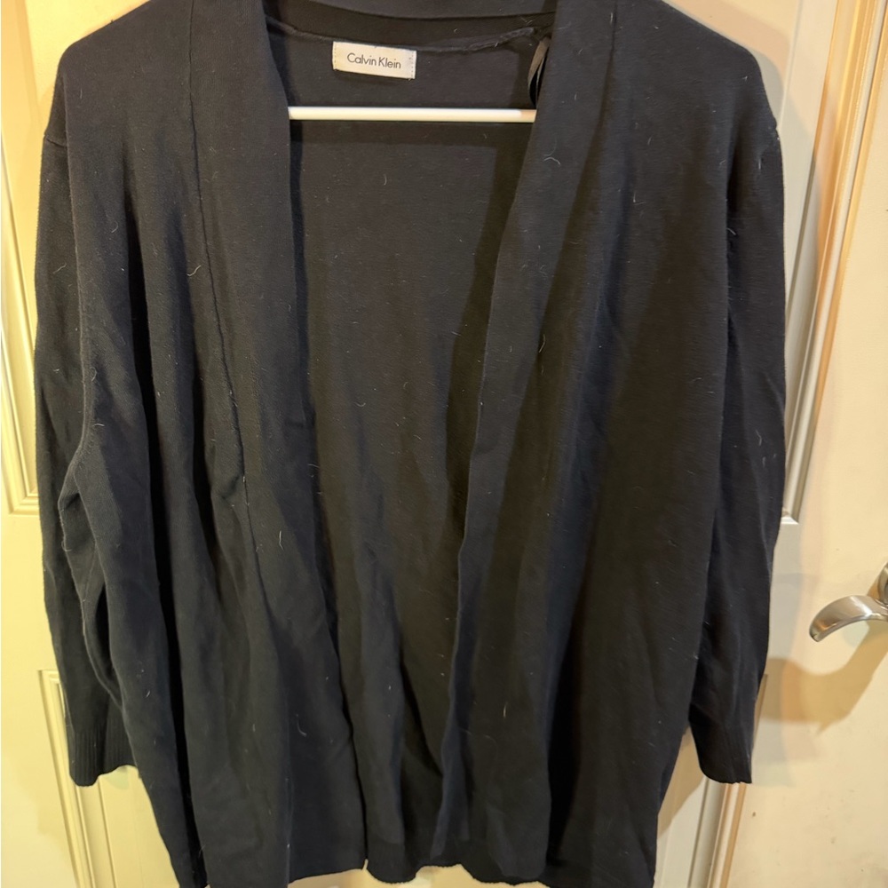 Calvin Klein Women's Black Cardigan